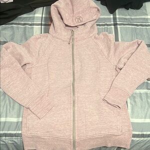 Lululemon Heathered Pink Hoodie